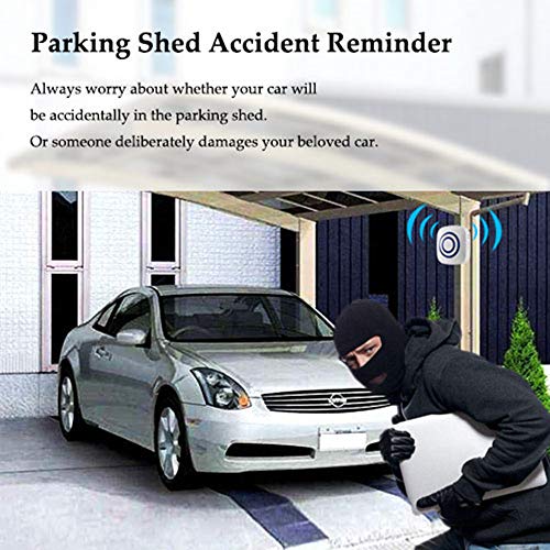 WJLING Motion Sensor Alarm System, Wireless Home Security Driveway Monitor Alarm, Motion Sensor Detector Alert with 2 Sensor and 1 Receiver -38...