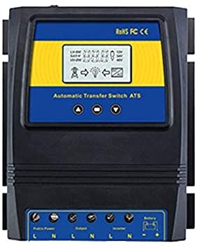 WXQ-XQ Solar Wind System Automatic ATS Dual Power Transfer Switch Solar Charge Controller for Solar Wind System 12V 24V 48V AC 110V 220V On/Off Grid